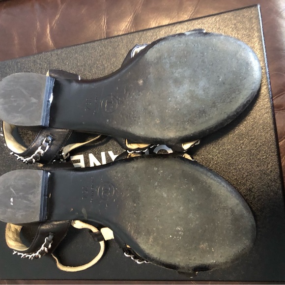 Chanel chain sandals - Picture 5 of 8
